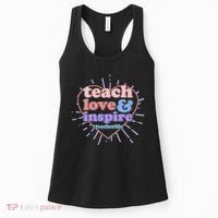 Teach Love And Inspire #Teacher Life Women's Tank Top thumb 0