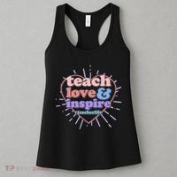 Teach Love And Inspire #Teacher Life Women's Tank Top thumb 3