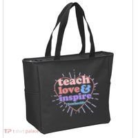 Teach Love And Inspire #Teacher Life Tote Bag thumb 2