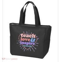 Teach Love And Inspire #Teacher Life Tote Bag thumb 3