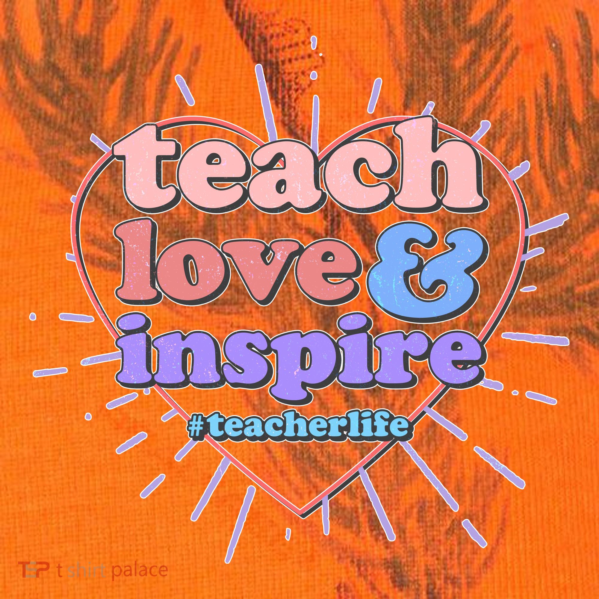 Teach Love And Inspire #Teacher Life Kati Licensed 12" Camo Cuffed Beanie