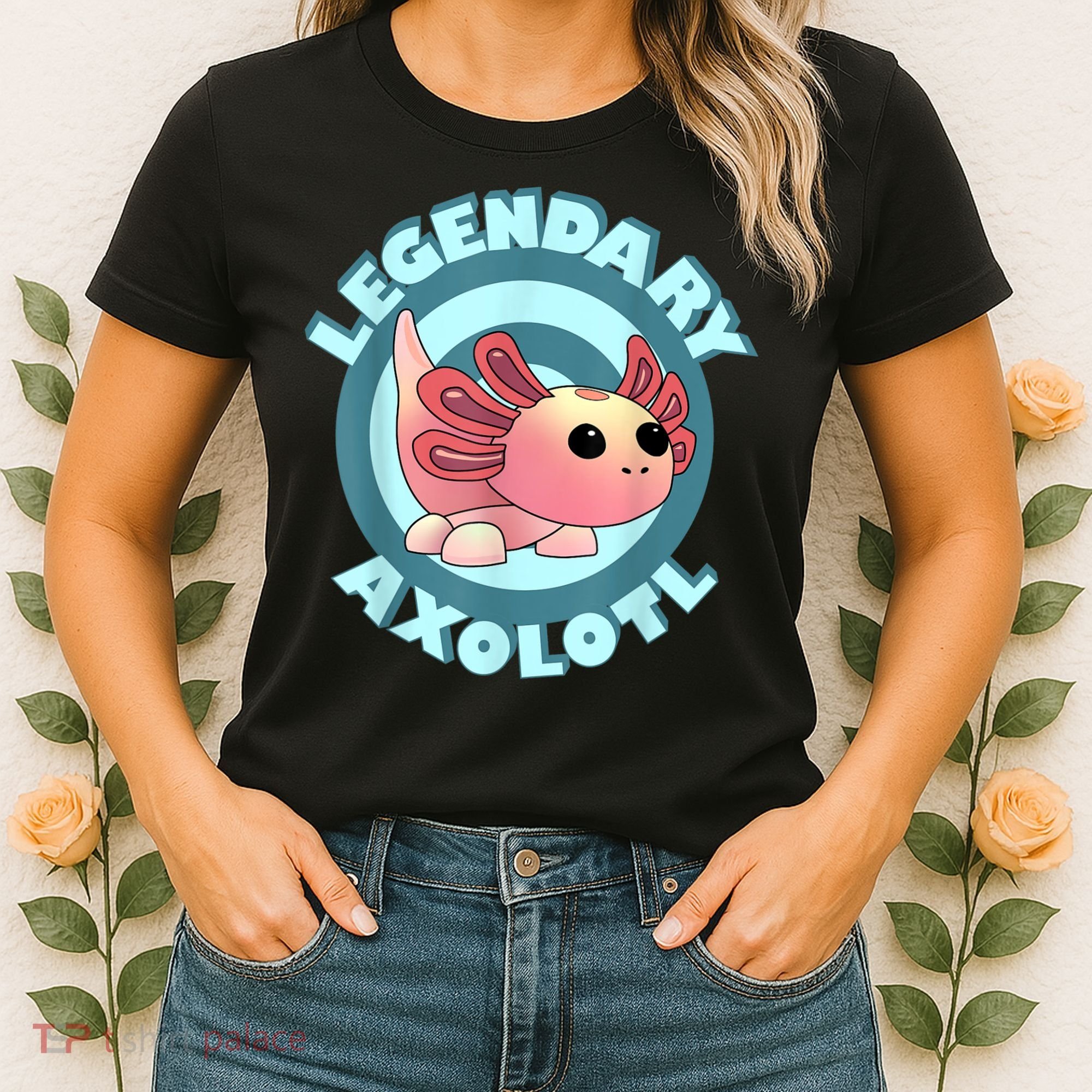 The Legendary Axolotl Adopt Me Gaming Team Women's T-Shirt
