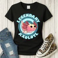 The Legendary Axolotl Adopt Me Gaming Team Women's T-Shirt thumb 3