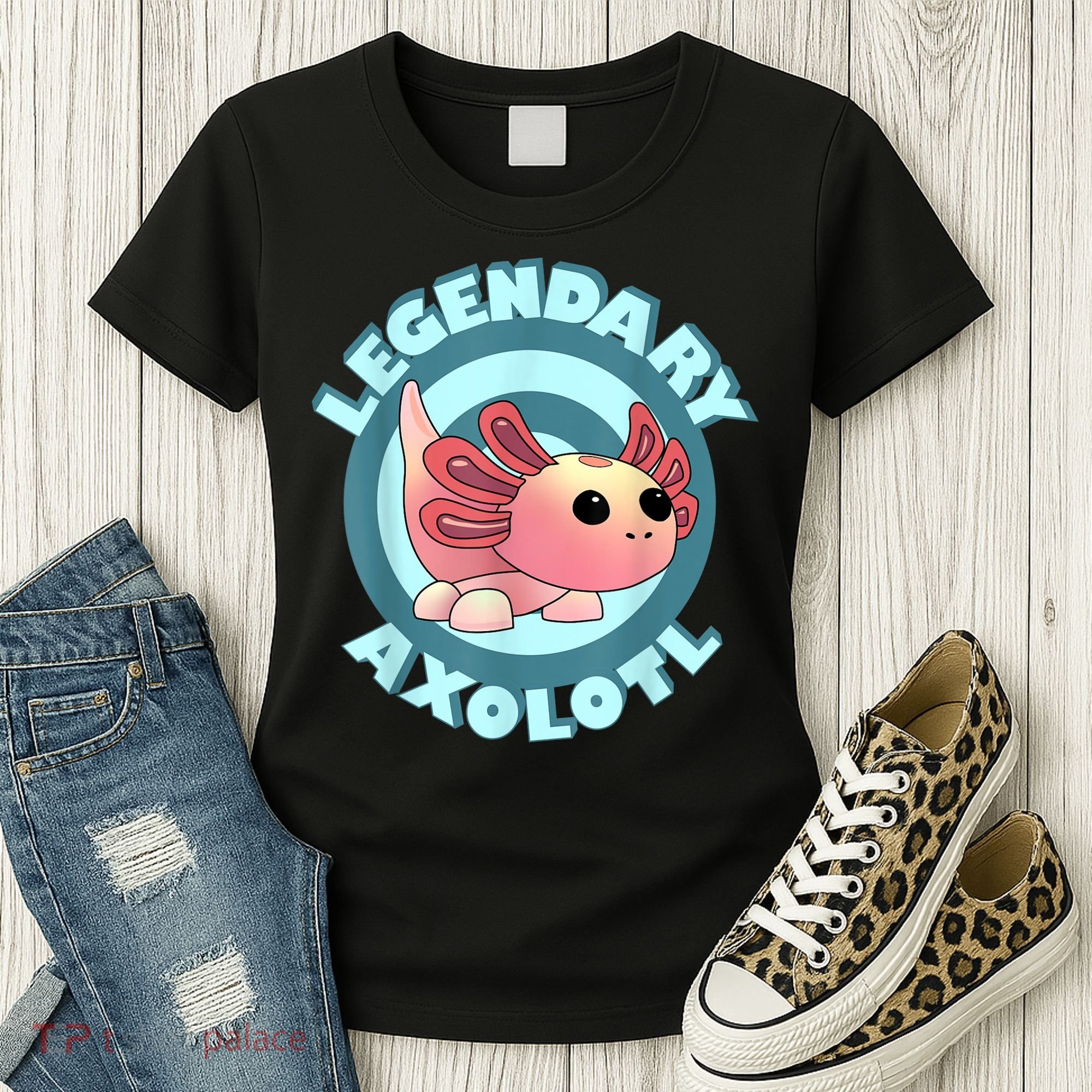 The Legendary Axolotl Adopt Me Gaming Team Women's T-Shirt