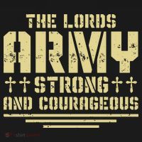 The Lords Army Strong And Courageous Jesus Christ Baby Bodysuit thumb 2