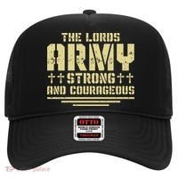 The Lords Army Strong And Courageous Jesus Christ Hat thumb 0