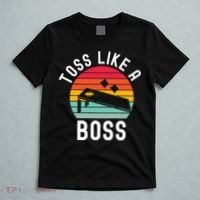 Toss Like A Boss Bean Bag Player Funny Cornhole T-Shirt thumb 5
