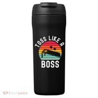Toss Like A Boss Bean Bag Player Funny Cornhole 24oz Duet Stainless Steel Tumbler thumb 0