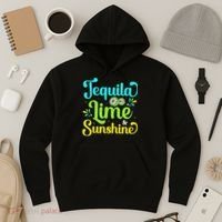 Tequila Lime And Sunshine Funny Beach Summer Vacation Cinco De Mayo Hoodie thumb 3