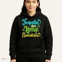 Tequila Lime And Sunshine Funny Beach Summer Vacation Cinco De Mayo Hoodie thumb 5