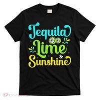 Tequila Lime And Sunshine Funny Beach Summer Vacation Cinco De Mayo T-Shirt thumb 0