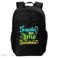 Tequila Lime And Sunshine Funny Beach Summer Vacation Cinco De Mayo Backpack thumb 0
