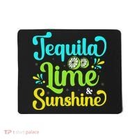 Tequila Lime And Sunshine Funny Beach Summer Vacation Cinco De Mayo Mousepad thumb 0