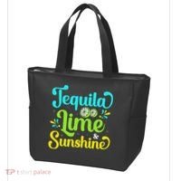 Tequila Lime And Sunshine Funny Beach Summer Vacation Cinco De Mayo Tote Bag thumb 3