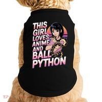 This Loves Anime Ball Python Snake Pet Ball Python Great Gift Doggie Tank thumb 0