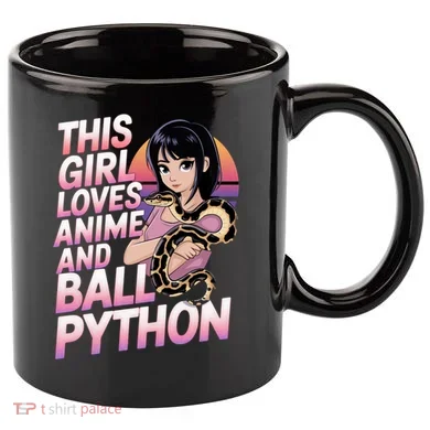 This Loves Anime Ball Python Snake Pet Ball Python Great Gift 11oz C Handle Ceramic Mug