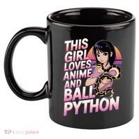 This Loves Anime Ball Python Snake Pet Ball Python Great Gift 11oz C Handle Ceramic Mug thumb 2