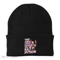 This Loves Anime Ball Python Snake Pet Ball Python Great Gift Beanie thumb 0