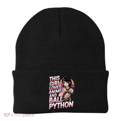 This Loves Anime Ball Python Snake Pet Ball Python Great Gift Beanie