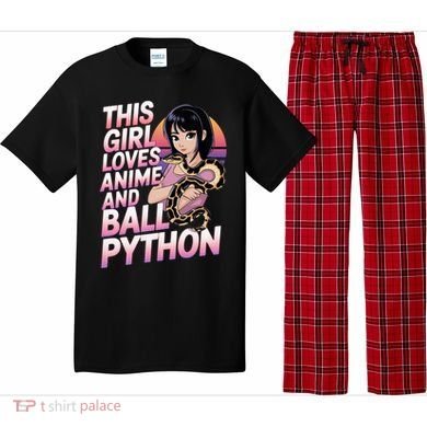 This Loves Anime Ball Python Snake Pet Ball Python Great Gift Pajama Set