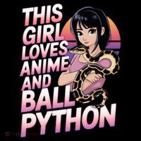 This Loves Anime Ball Python Snake Pet Ball Python Great Gift Ornament thumb 1