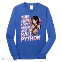 This Loves Anime Ball Python Snake Pet Ball Python Great Gift Long Sleeve Shirt thumb 0