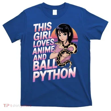 This Loves Anime Ball Python Snake Pet Ball Python Great Gift T-Shirt