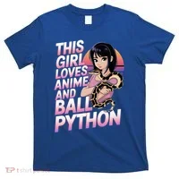 This Loves Anime Ball Python Snake Pet Ball Python Great Gift T-Shirt thumb 0