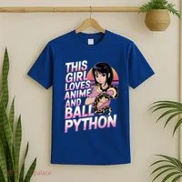 This Loves Anime Ball Python Snake Pet Ball Python Great Gift T-Shirt thumb 2