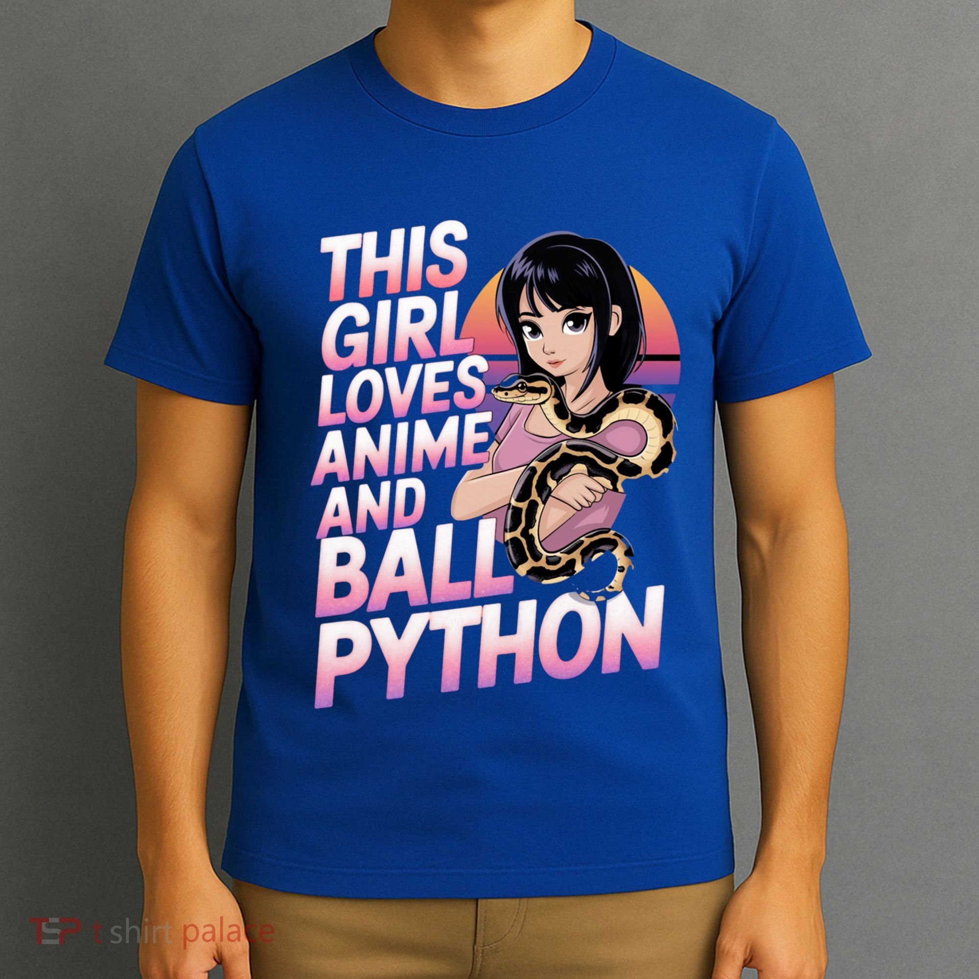 This Loves Anime Ball Python Snake Pet Ball Python Great Gift T-Shirt
