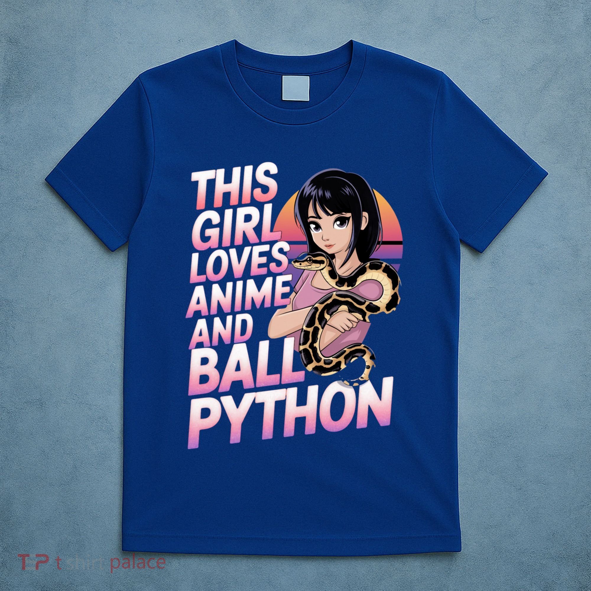 This Loves Anime Ball Python Snake Pet Ball Python Great Gift T-Shirt
