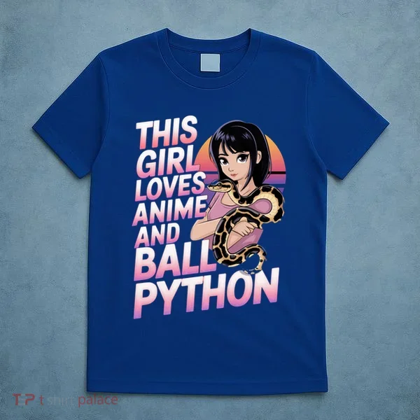 This Loves Anime Ball Python Snake Pet Ball Python Great Gift T-Shirt