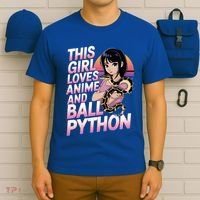 This Loves Anime Ball Python Snake Pet Ball Python Great Gift T-Shirt thumb 6
