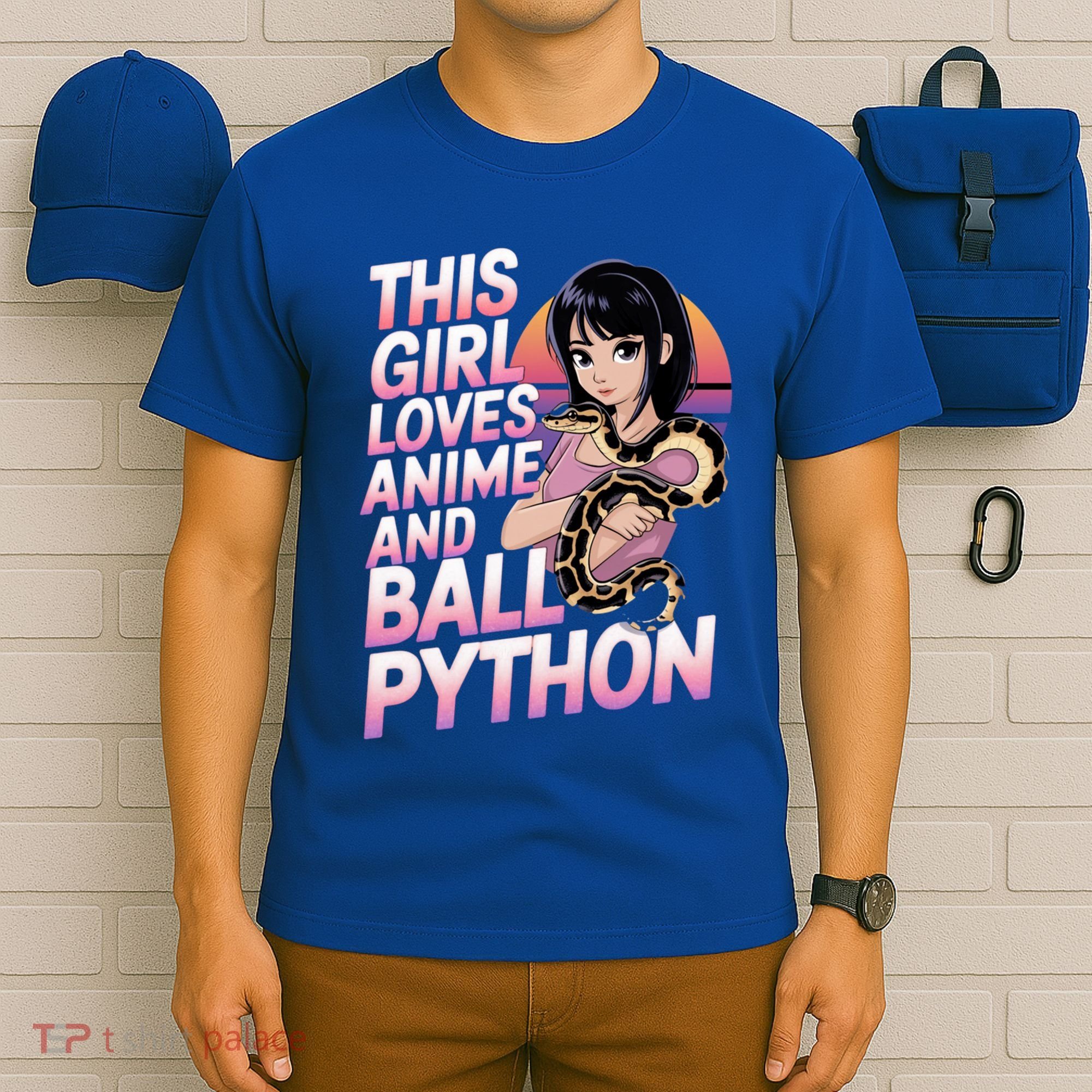 This Loves Anime Ball Python Snake Pet Ball Python Great Gift T-Shirt