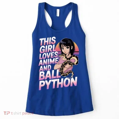 This Loves Anime Ball Python Snake Pet Ball Python Great Gift Women's Tank Top