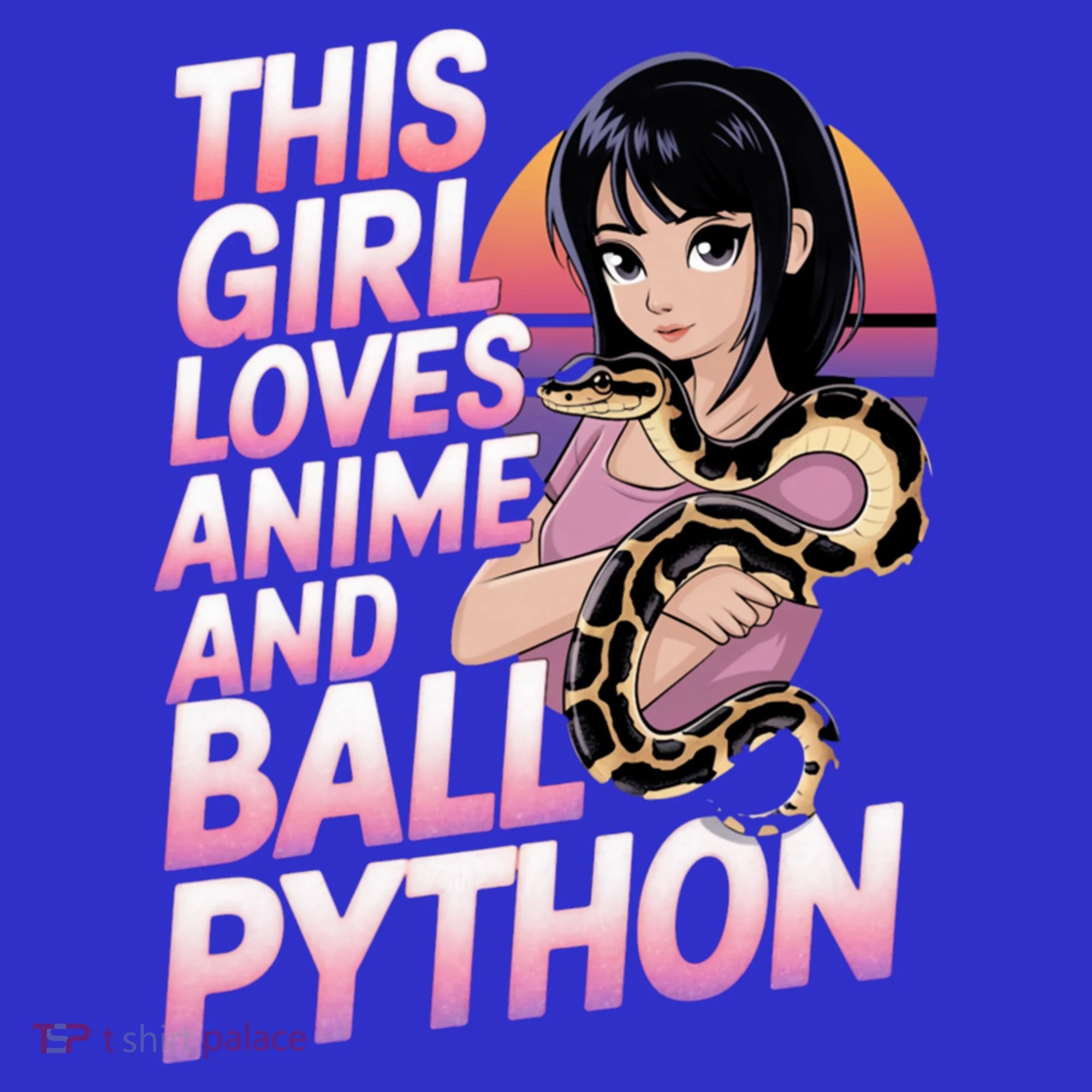 This Loves Anime Ball Python Snake Pet Ball Python Great Gift Baby Bodysuit