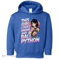 This Loves Anime Ball Python Snake Pet Ball Python Great Gift Toddler Hoodie thumb 0