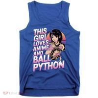 This Loves Anime Ball Python Snake Pet Ball Python Great Gift Tank Top thumb 0