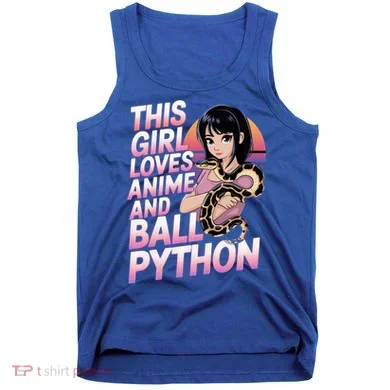 This Loves Anime Ball Python Snake Pet Ball Python Great Gift Tank Top