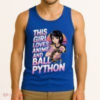 This Loves Anime Ball Python Snake Pet Ball Python Great Gift Tank Top thumb 3