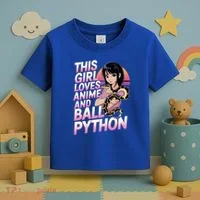 This Loves Anime Ball Python Snake Pet Ball Python Great Gift Toddler T-Shirt thumb 3