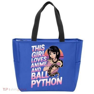 This Loves Anime Ball Python Snake Pet Ball Python Great Gift Tote Bag