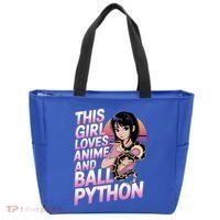 This Loves Anime Ball Python Snake Pet Ball Python Great Gift Tote Bag thumb 0