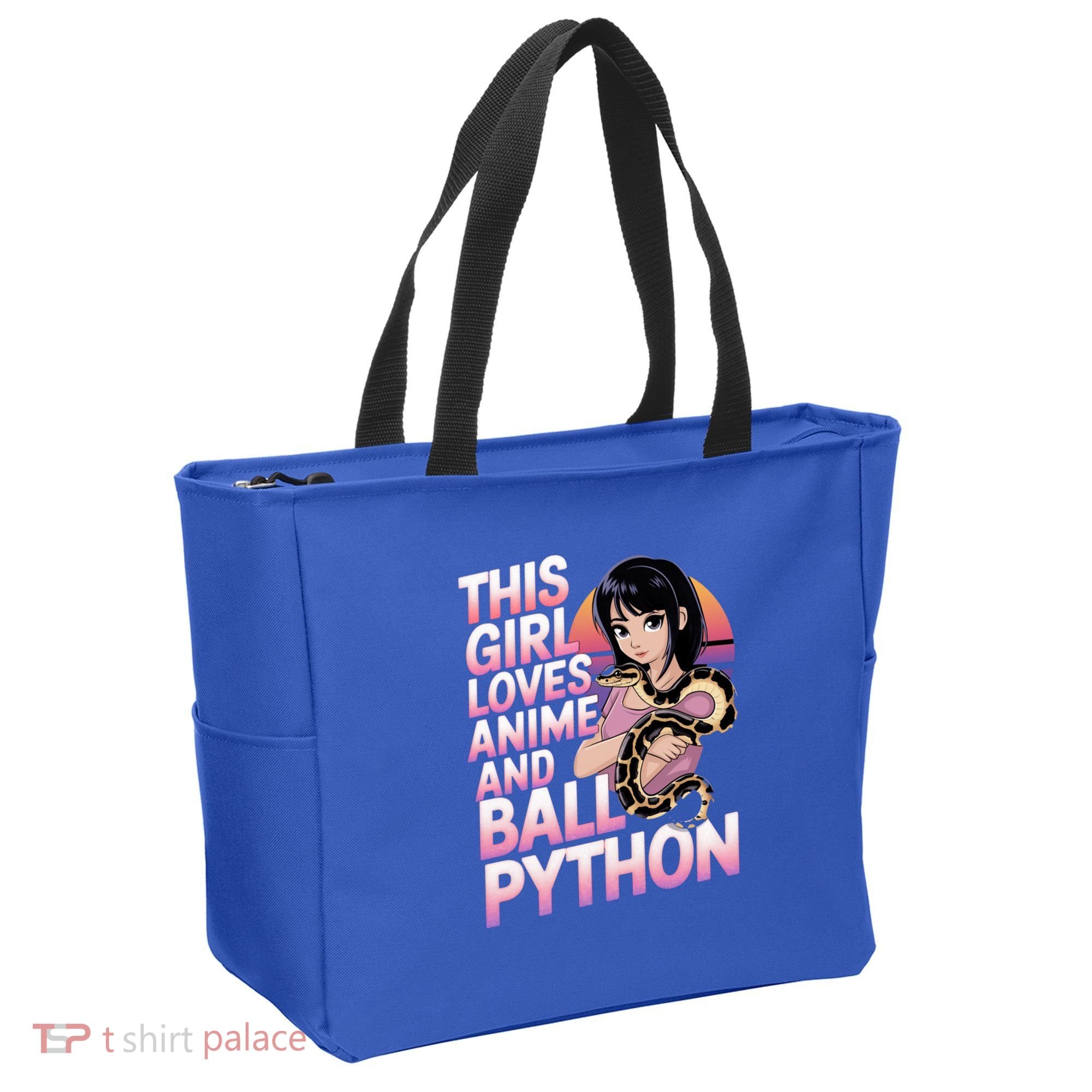 This Loves Anime Ball Python Snake Pet Ball Python Great Gift Tote Bag