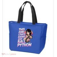 This Loves Anime Ball Python Snake Pet Ball Python Great Gift Tote Bag thumb 3