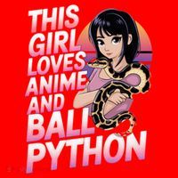 This Loves Anime Ball Python Snake Pet Ball Python Great Gift Santa Hat thumb 1