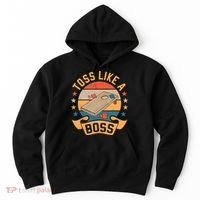 Toss Like A Boss Cornhole Champion Bean Bag Toss Game Hoodie thumb 0