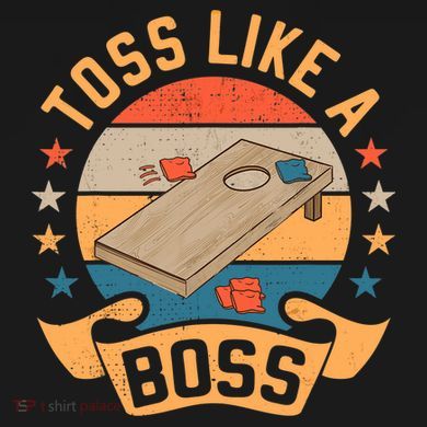 Toss Like A Boss Cornhole Champion Bean Bag Toss Game Hoodie