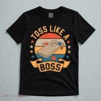 Toss Like A Boss Cornhole Champion Bean Bag Toss Game T-Shirt thumb 5