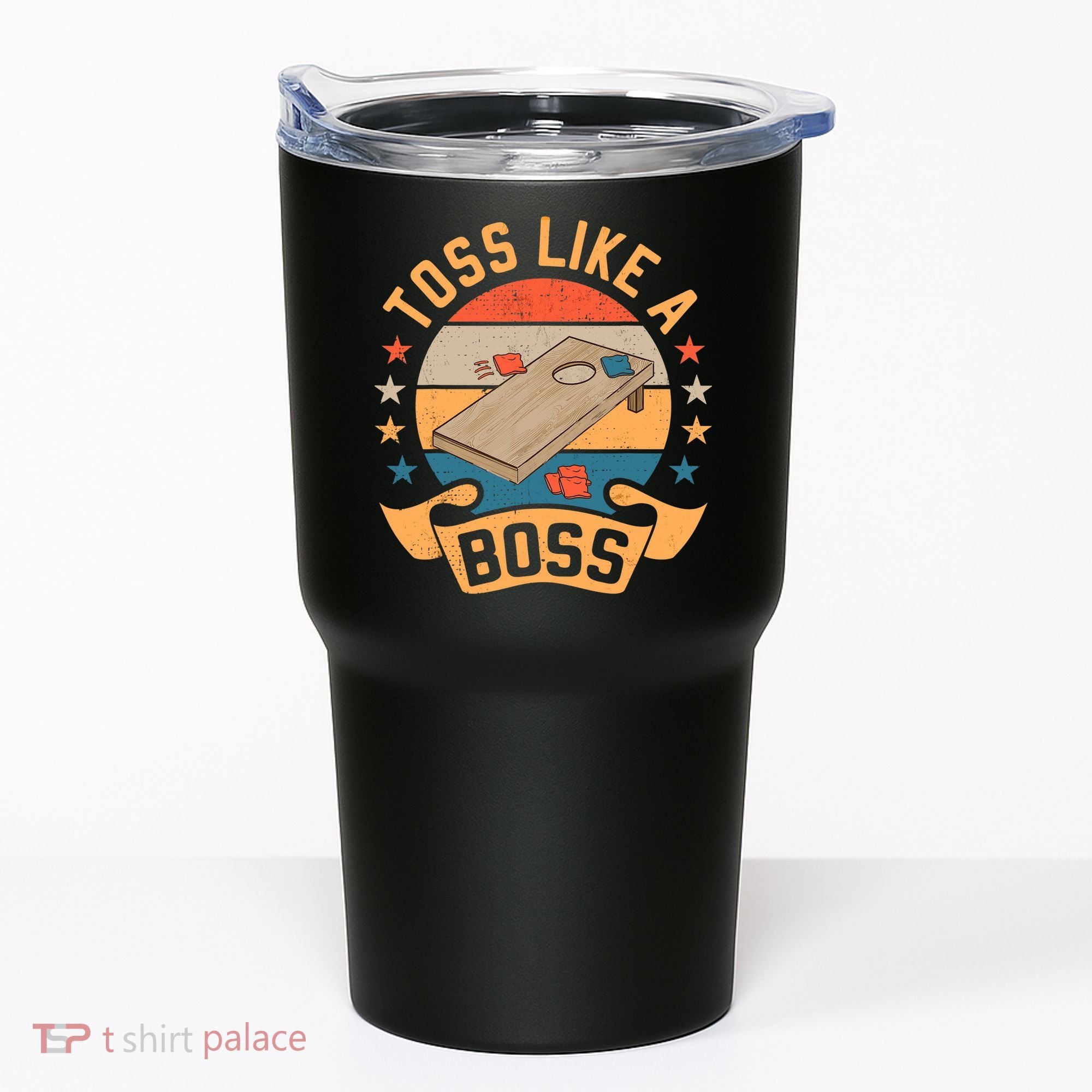Toss Like A Boss Cornhole Champion Bean Bag Toss Game Tumbler